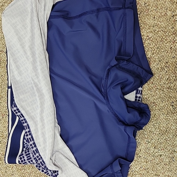 Peter Millar Navy Blue Patterned Women's Tennis Skort Sz Large - Picture 3 of 5